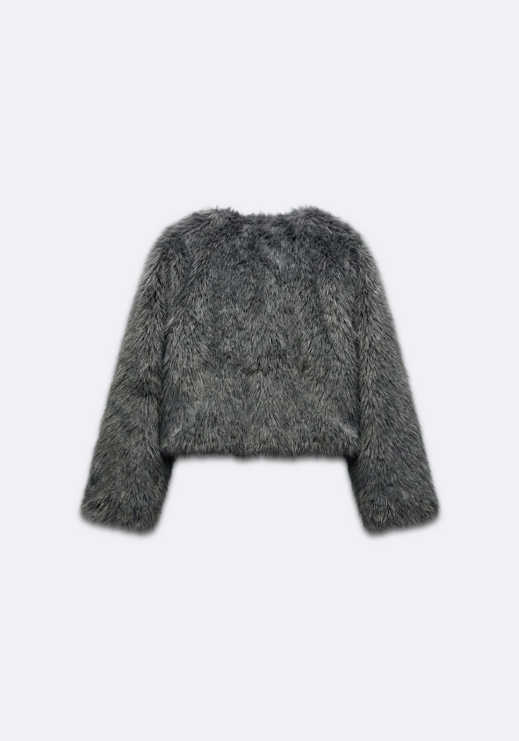 VESTE TEXTURÉE EFFET FOURRURE