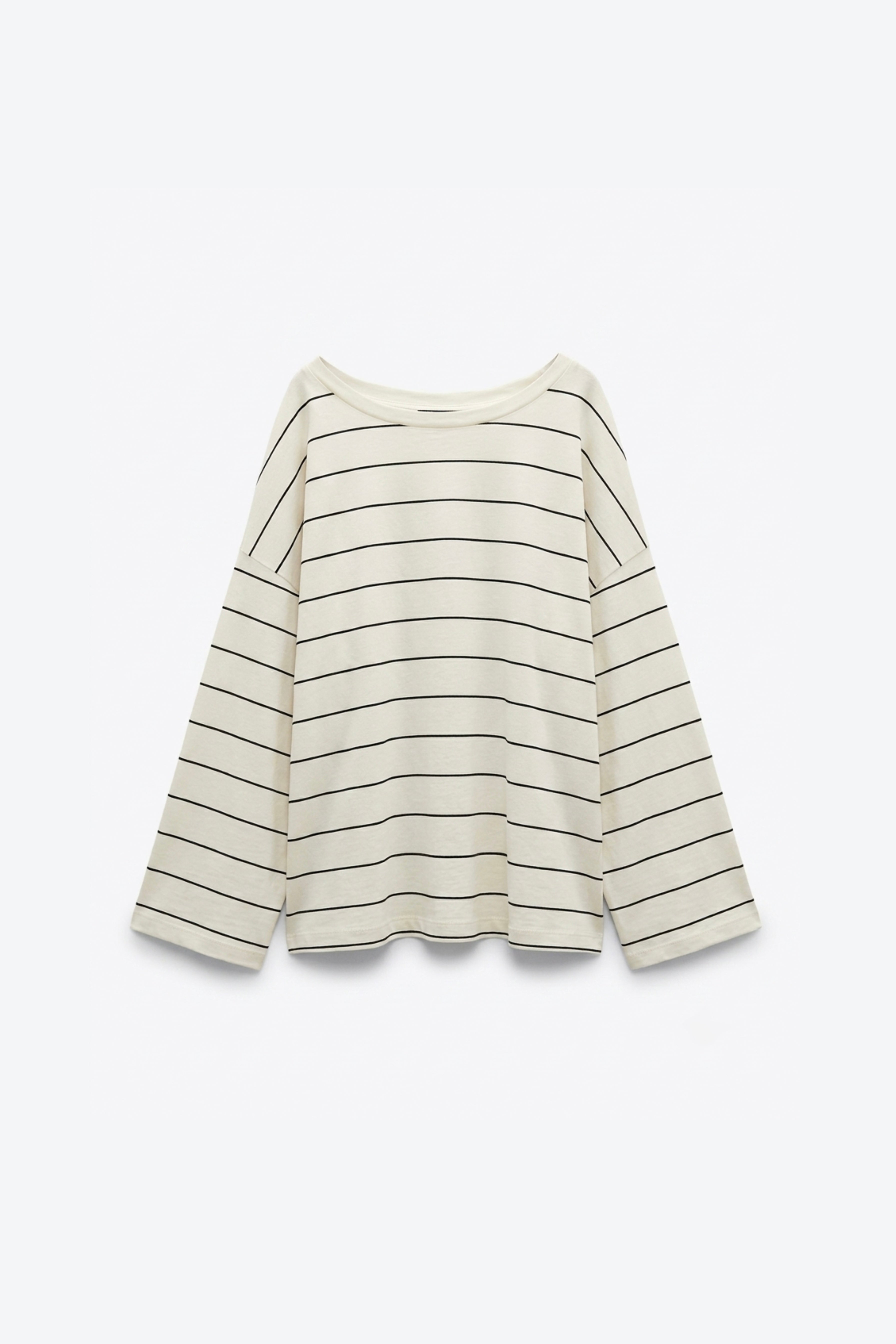 T-SHIRT OVERSIZE À LARGES MANCHES