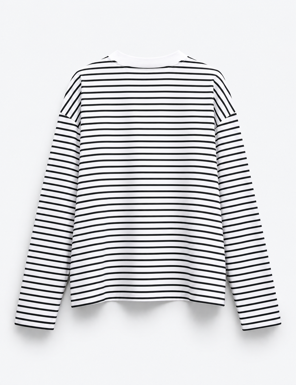 T-SHIRT RAYÉ À ÉPAULES TOMBANTES