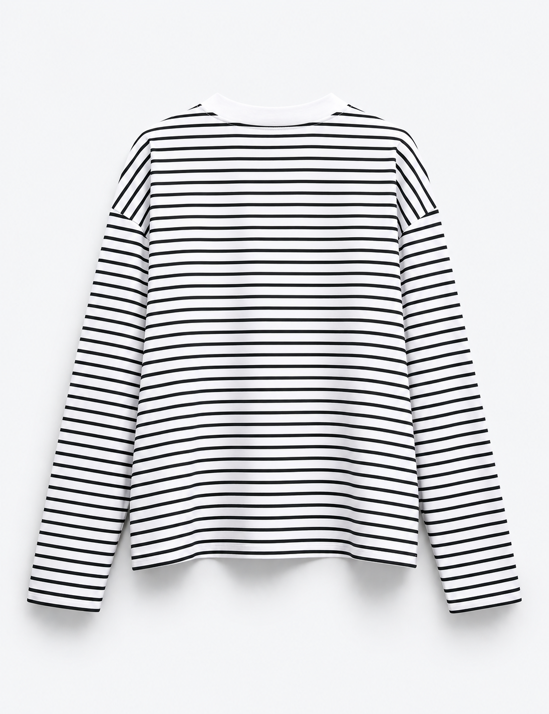 T-SHIRT RAYÉ À ÉPAULES TOMBANTES