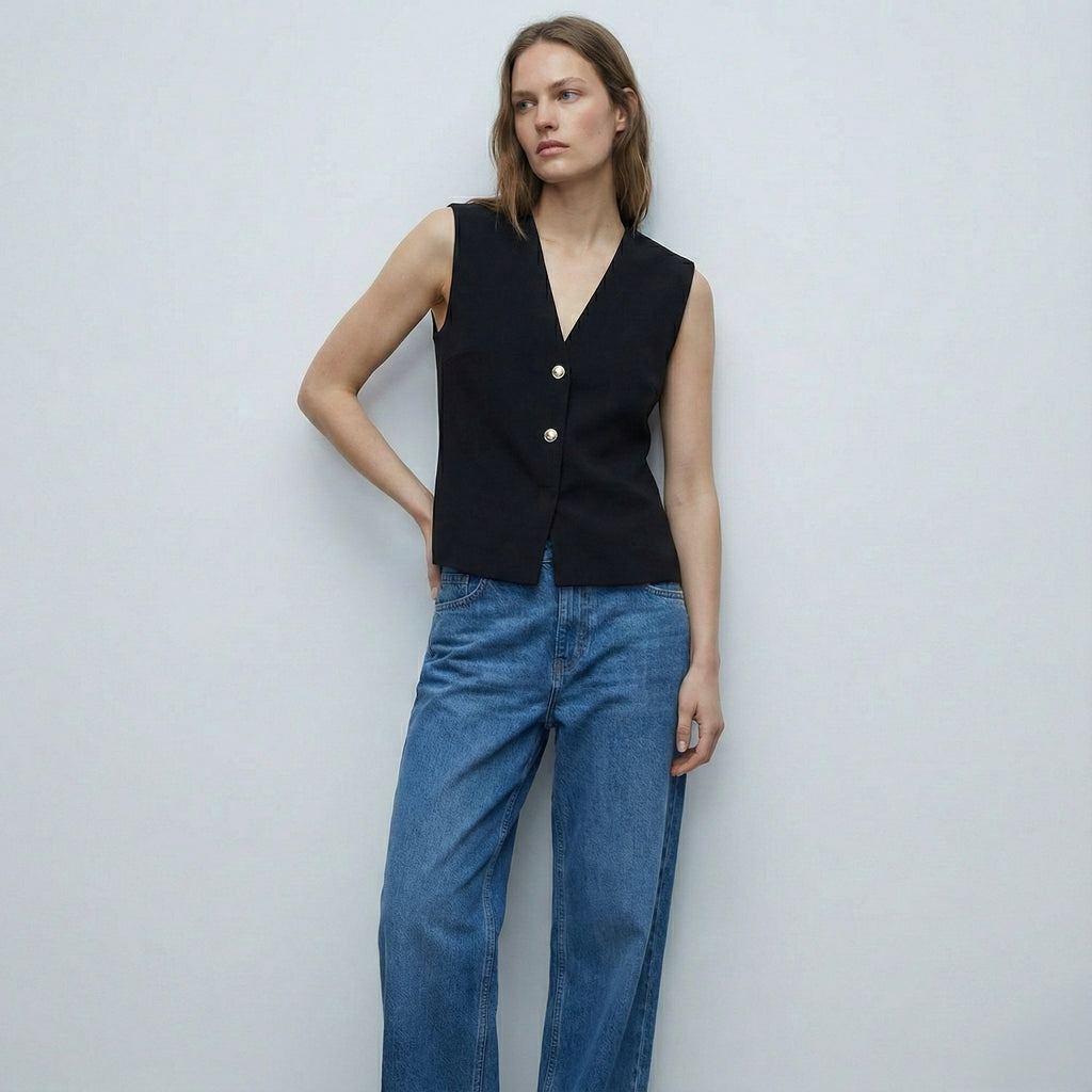 Chic V-neck dress • Women