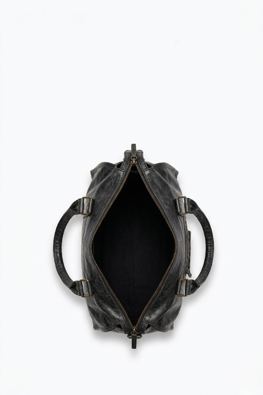 SAC À MAIN EN CUIR DE VACHETTE - HÉRITAGE