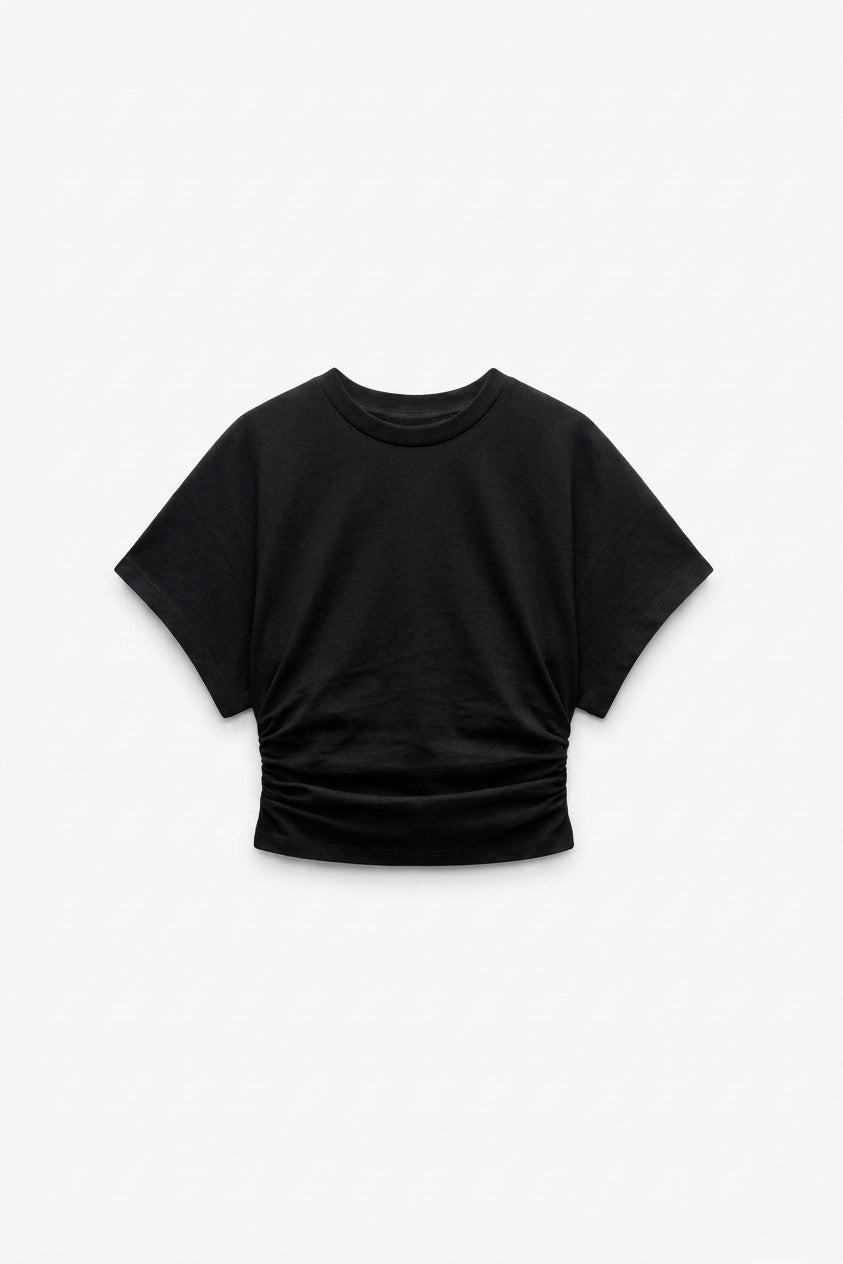TOP ASYMÉTRIQUE À POIS