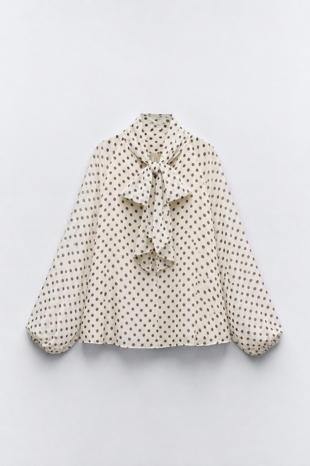 BLOUSE AMPLE À MOTIF POIS