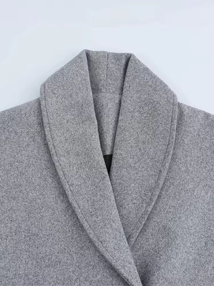 Giacca chic con ampio collo