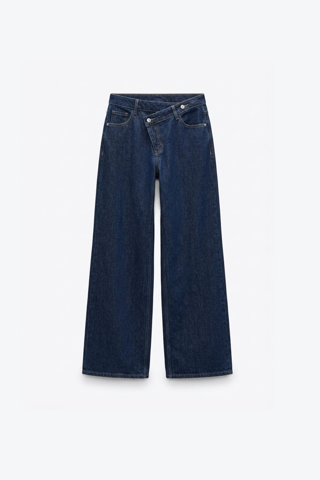 JEANS LARGE À BOUTONNAGE CROISÉ