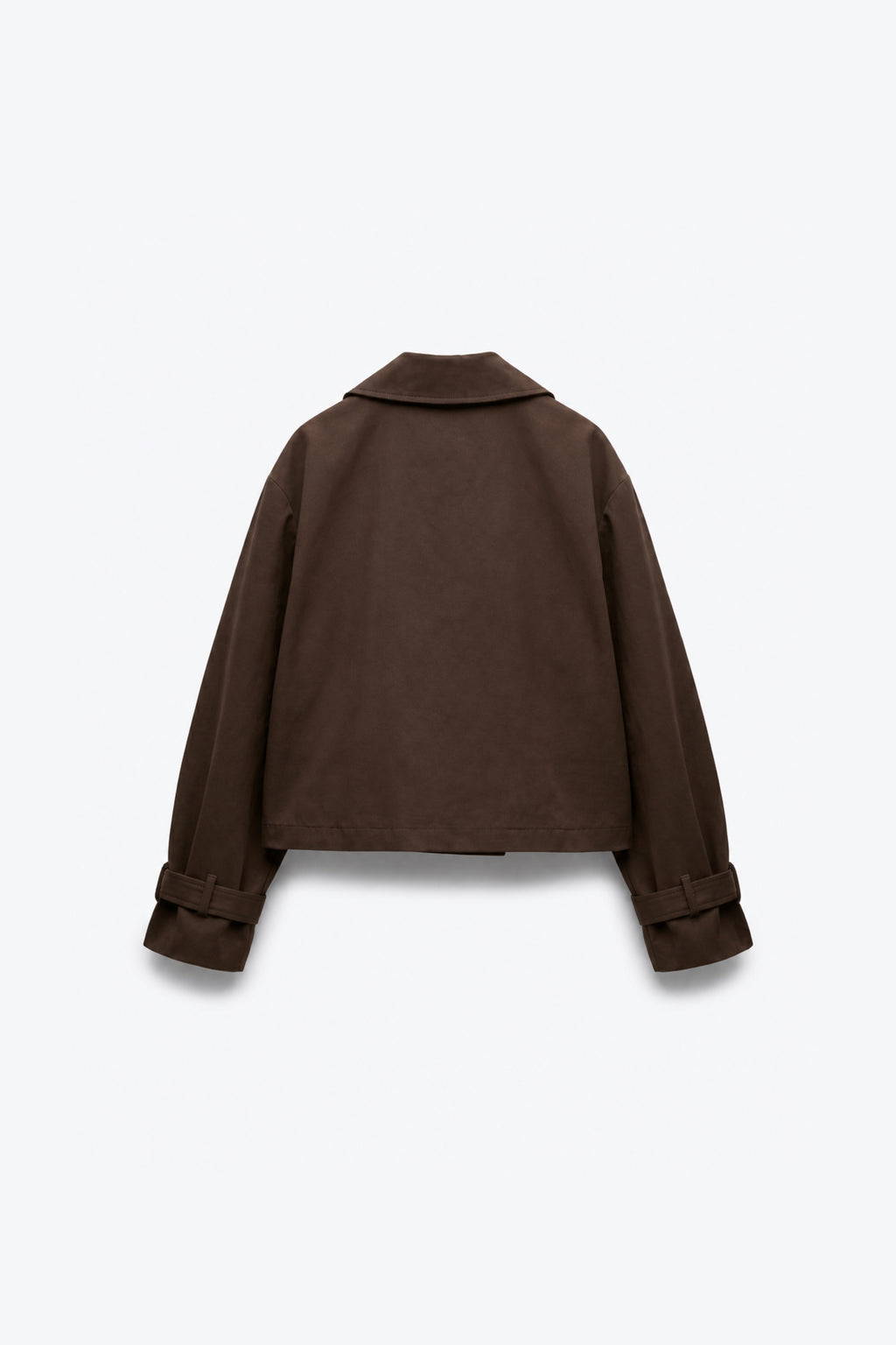 VESTE COURTE CROISÉE STYLE TRENCH