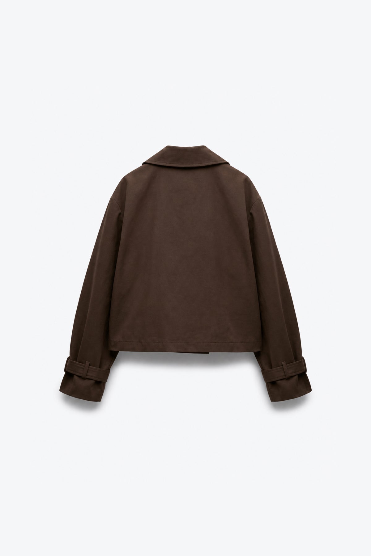 VESTE COURTE CROISÉE STYLE TRENCH