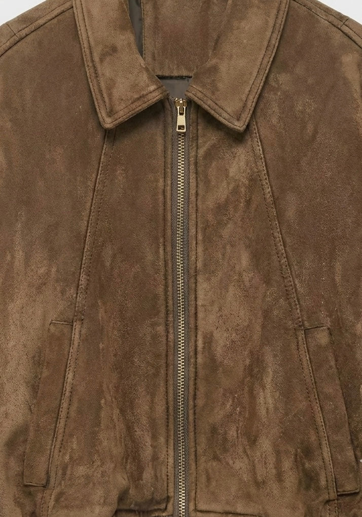 BLOUSON ZIPPÉ À BORD-CÔTE