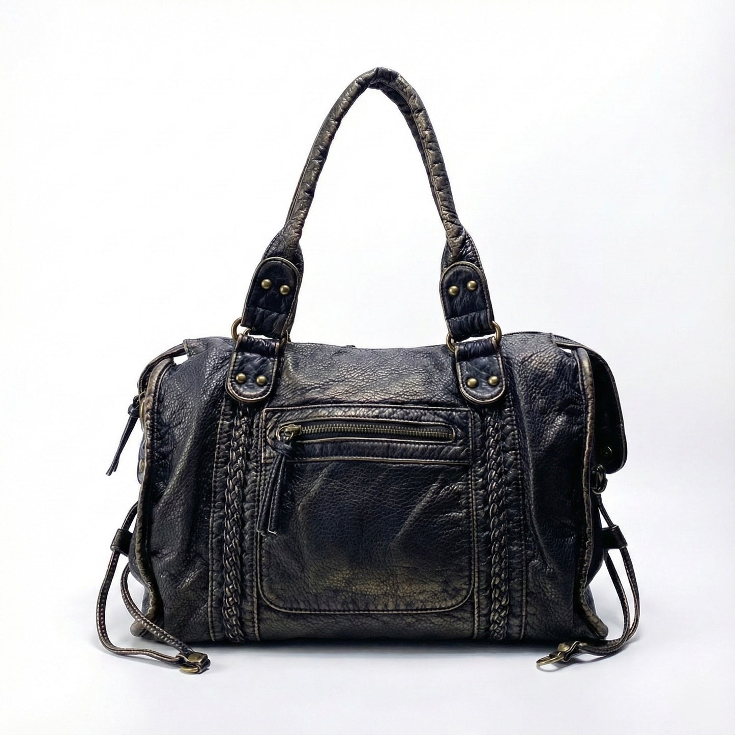 BORSA A MANO IN PELLE PU