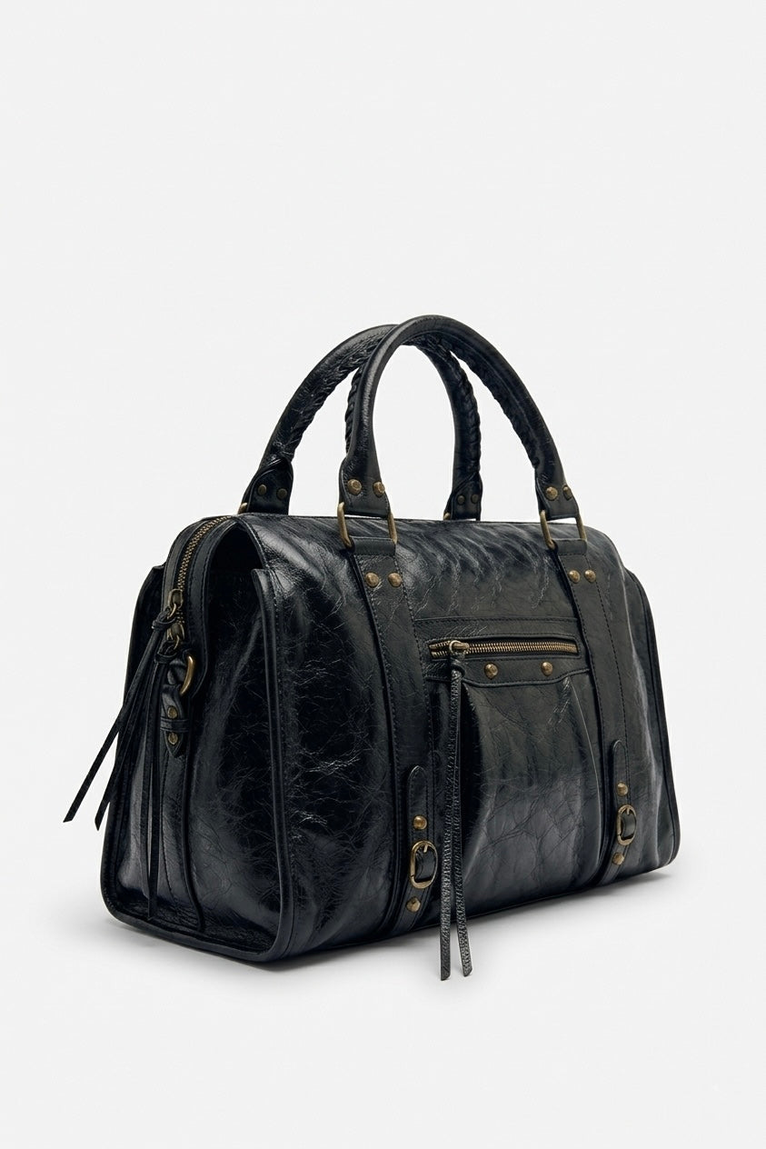 SAC À MAIN EN CUIR MAISON MOSSEN