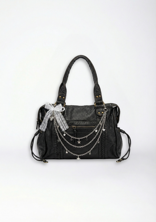 SAC À MAIN MINSKIN ORNÉ EN CUIR PU