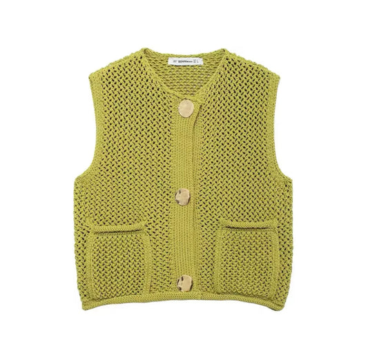 Knitted vest • Women