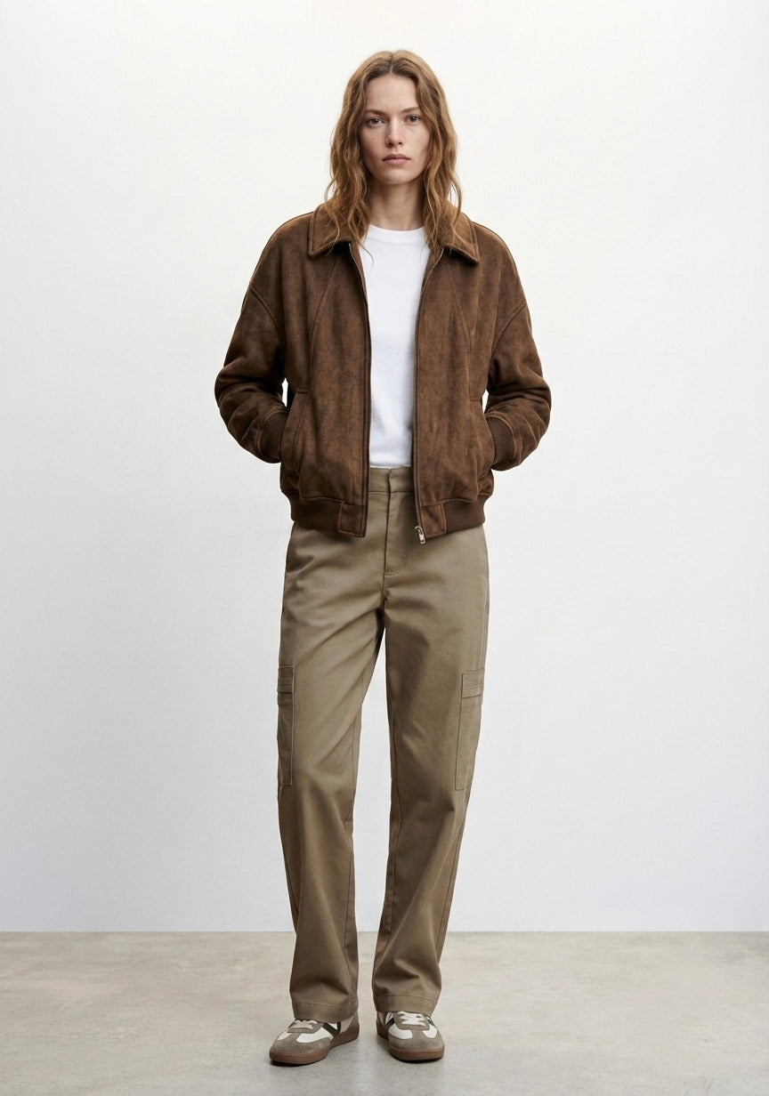 BLOUSON ZIPPÉ À BORD-CÔTE