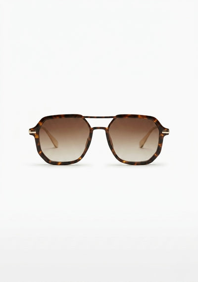 LUNETTES AVIATOR HEXAGONALES ÉCAILLE
