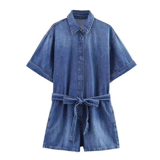 COMBISHORT EN JEAN