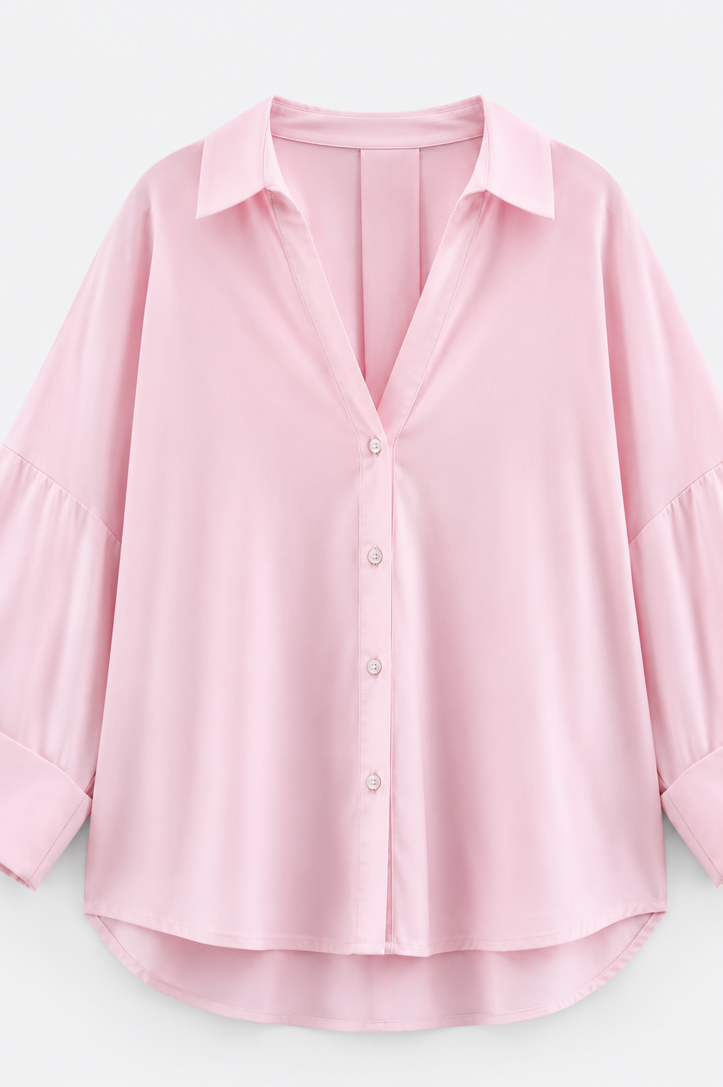 CHEMISE À COL CLASSIQUE AMPLE