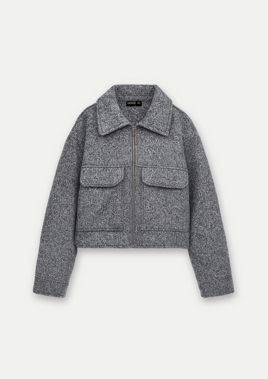 VESTE COURTE EN MAILLE