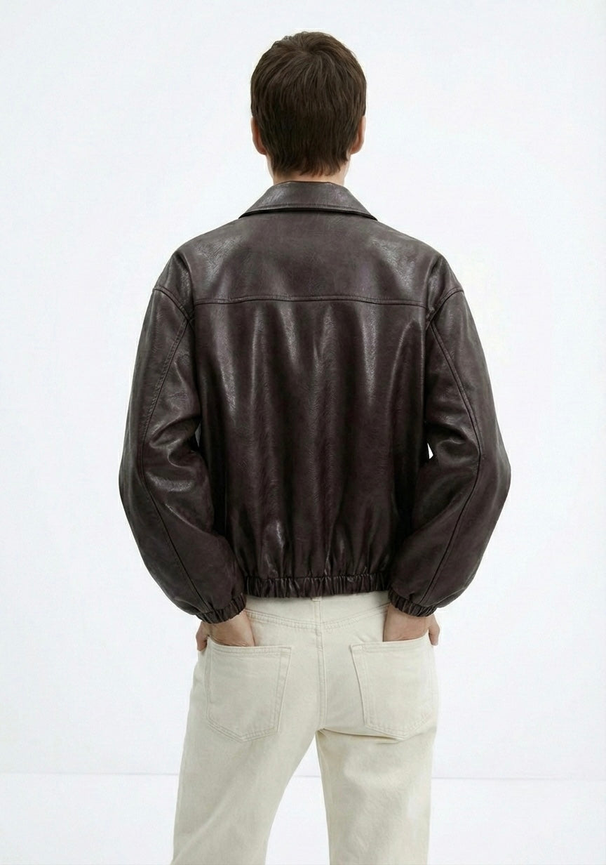 BLOUSON ZIPPÉ À COL CLASSIQUE