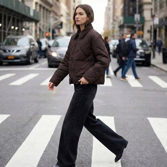 VESTE MATELASSÉE À ZIP