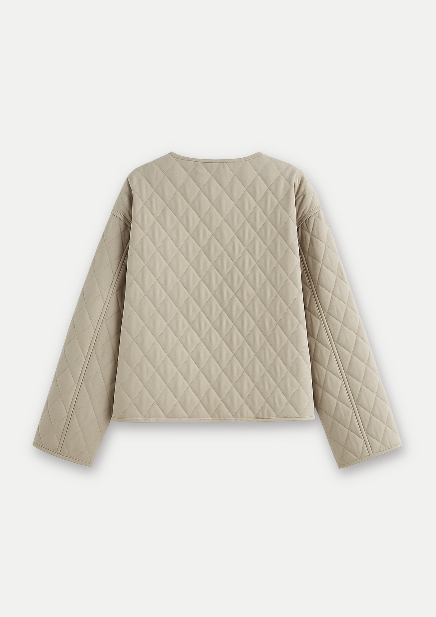 VESTE REMBOURRÉE EFFET LIN