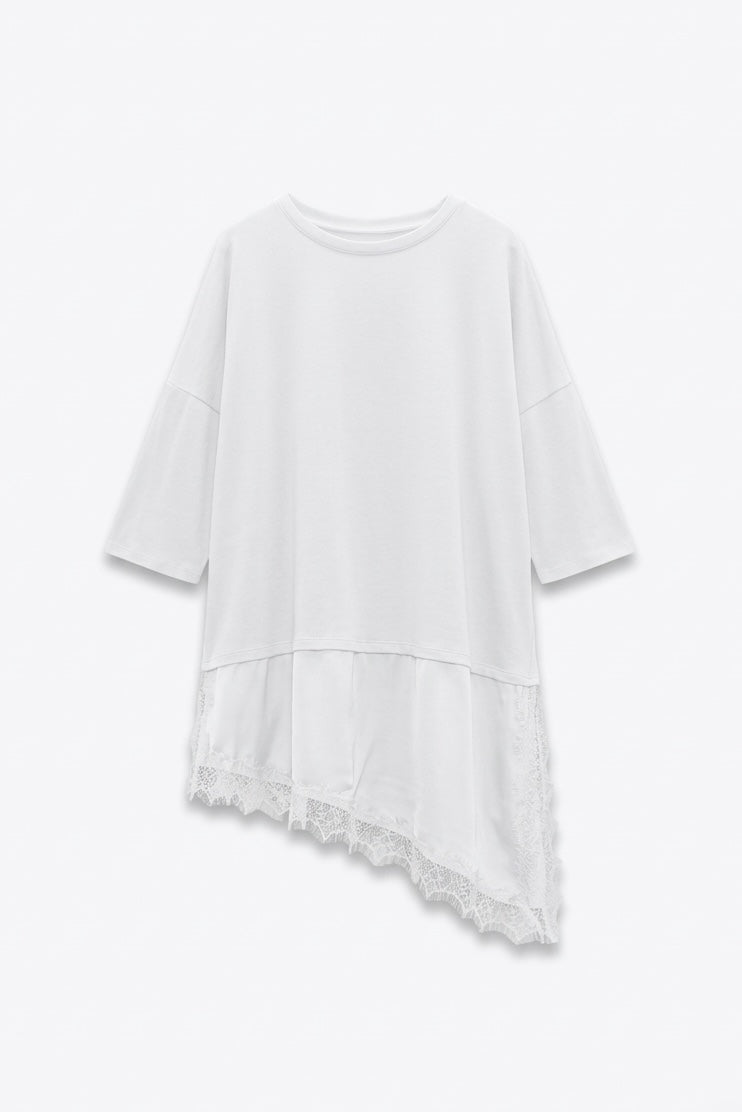 TOP NOIR BAS DENTELLE
