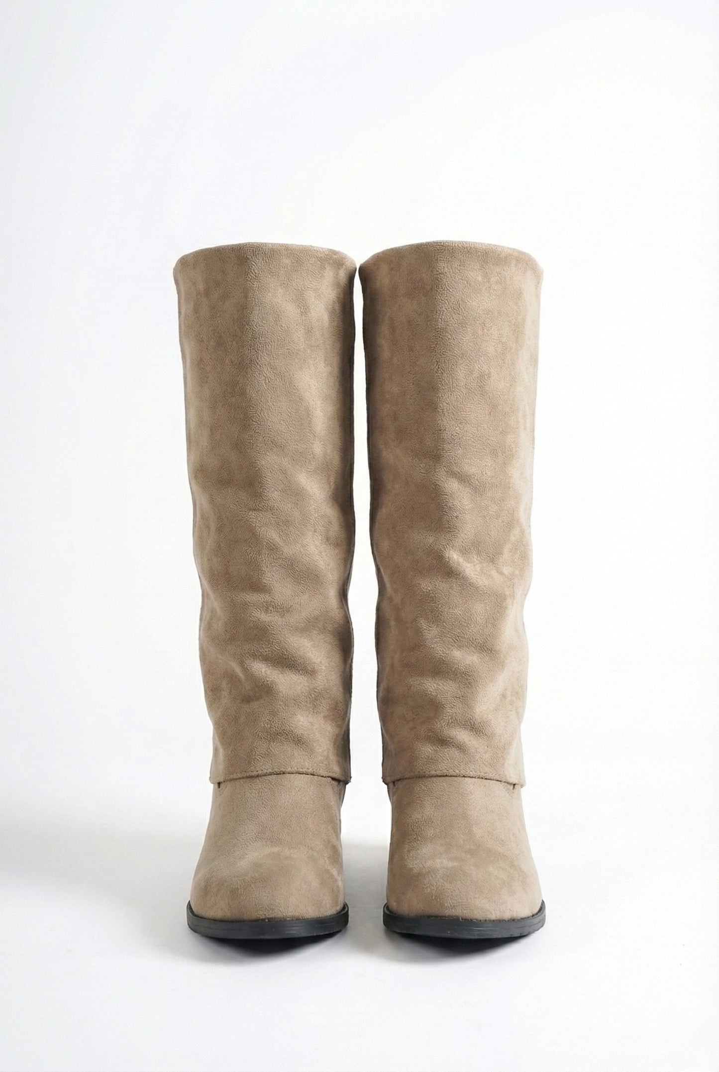 BOTTES HAUTES À TALON BAS SOUPLE