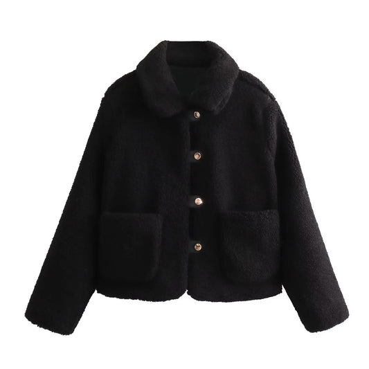 Wool effect jacket • Women