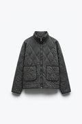 BLOUSON MATELASSÉ OVERSIZE À LIENS