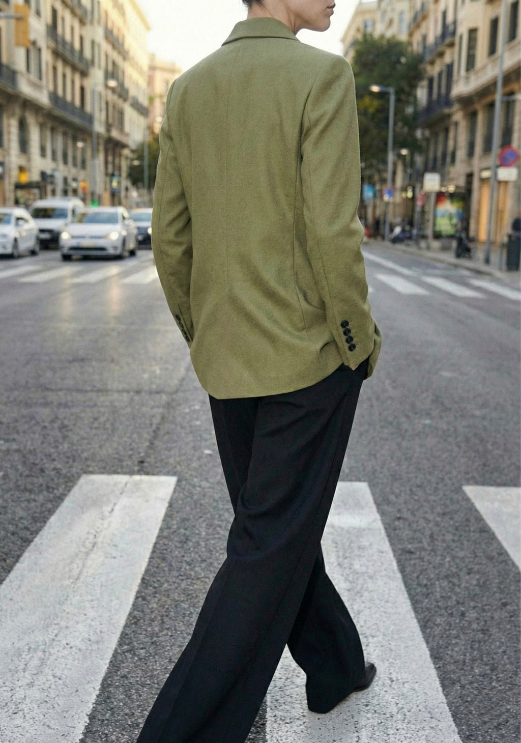 VESTE TAILLEUR STRUCTURÉE CROISÉE