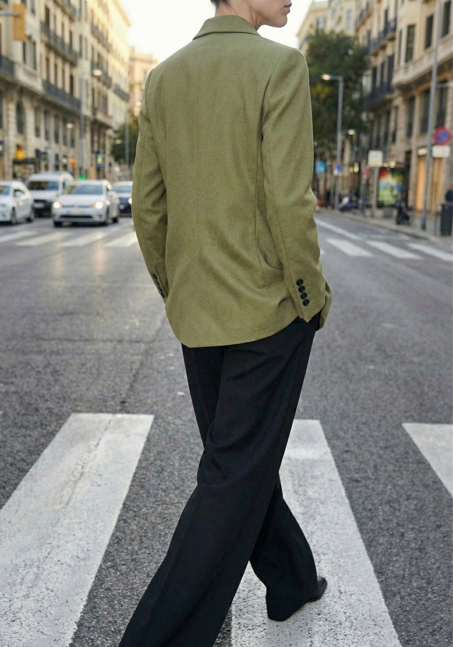 VESTE TAILLEUR STRUCTURÉE CROISÉE