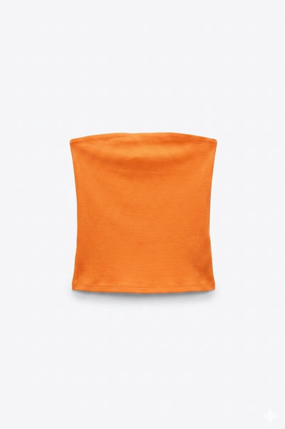 TOP CROPPED EN TRICOT FIN