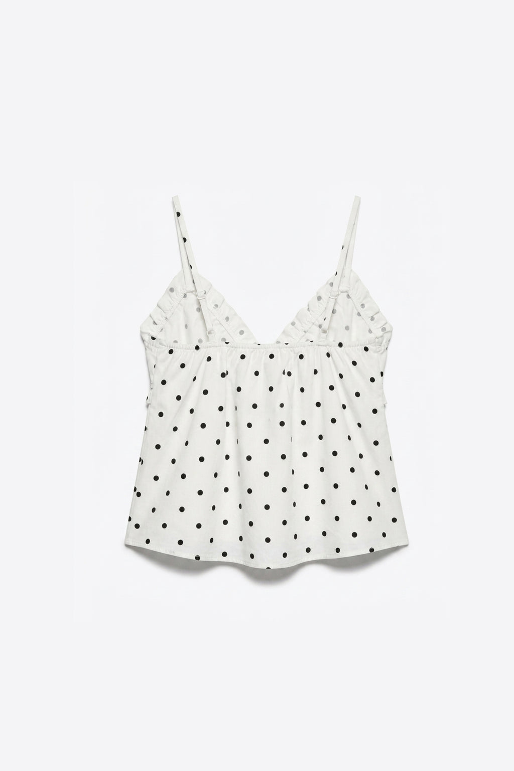 TOP PÉPLUM À POIS