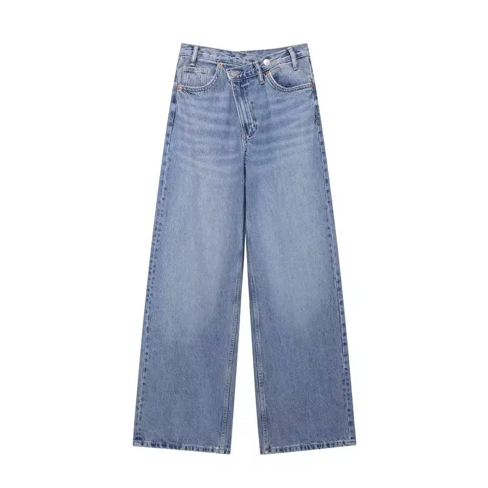 PANTALON À CEINTURE CROISÉE