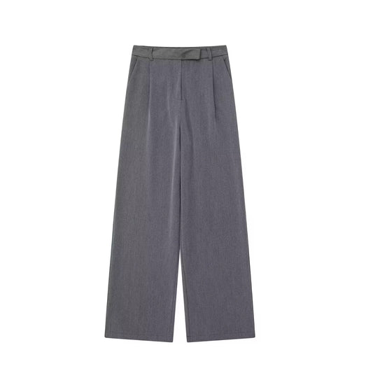 PANTALON LARGE PLISSÉ AJUSTABLE