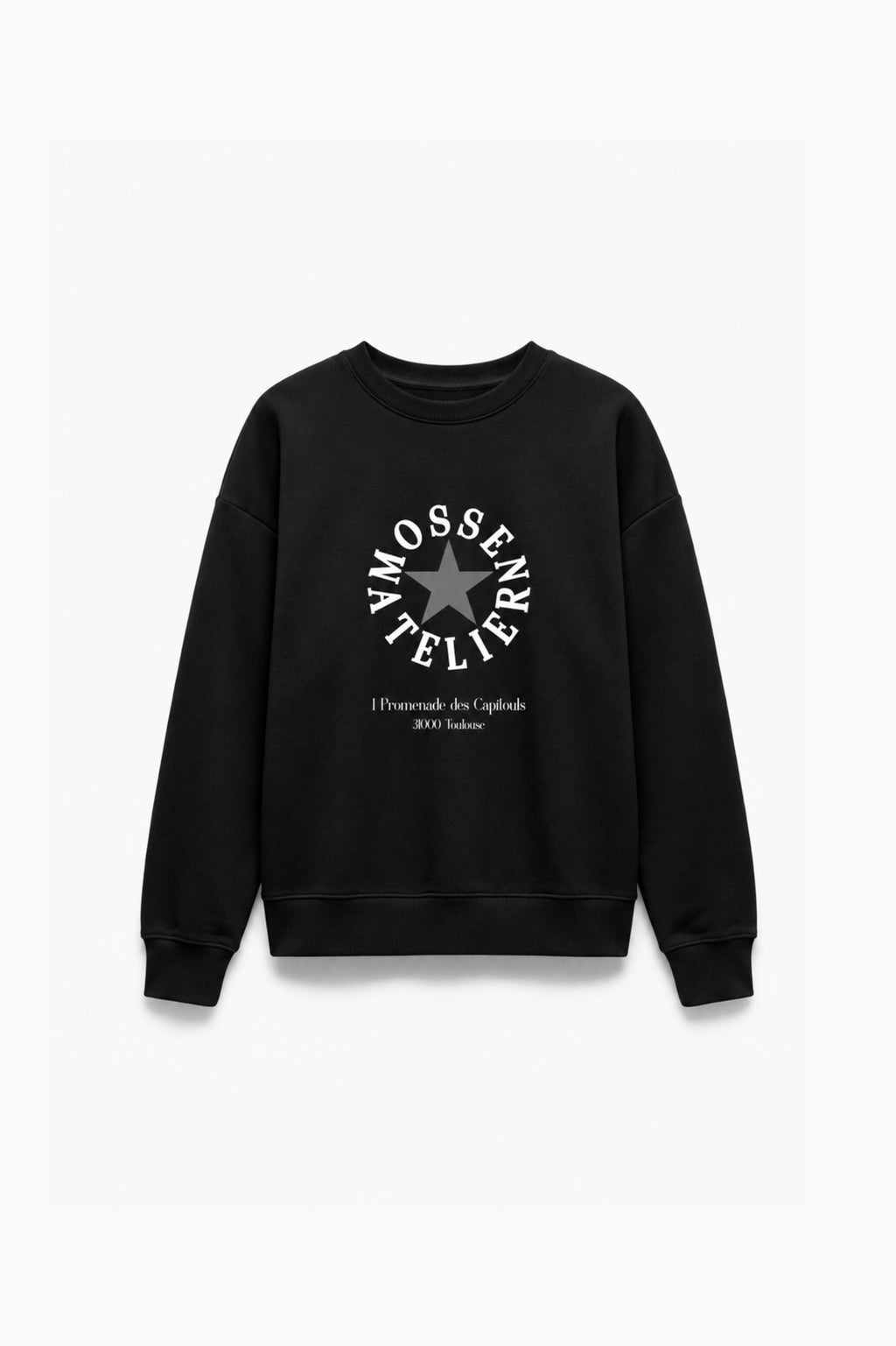 SWEATSHIRT MÉDAILLON ÉTOILE ATELIER
