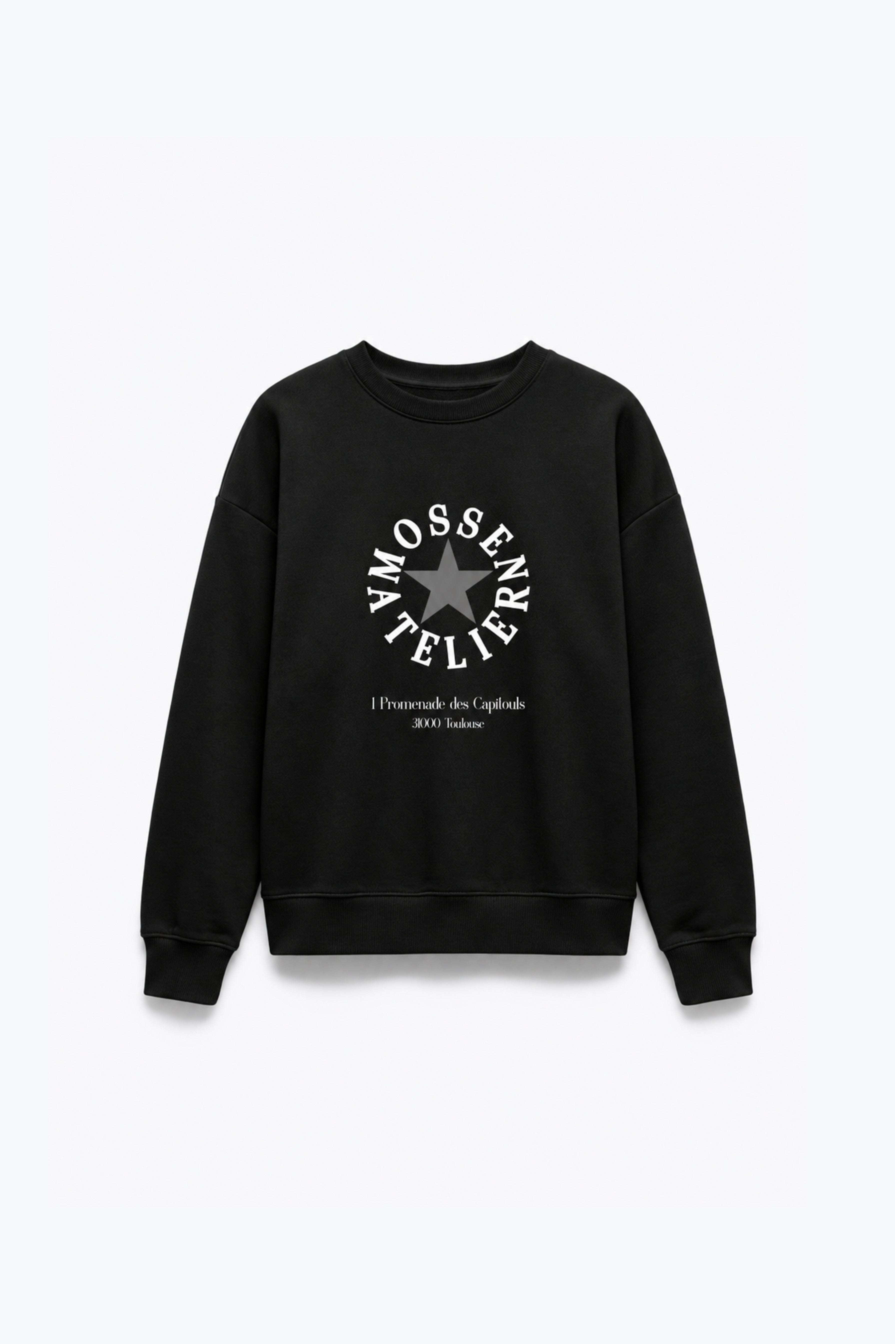 SWEATSHIRT MÉDAILLON ÉTOILE ATELIER
