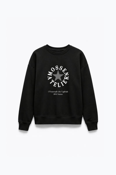 SWEATSHIRT MÉDAILLON ÉTOILE ATELIER
