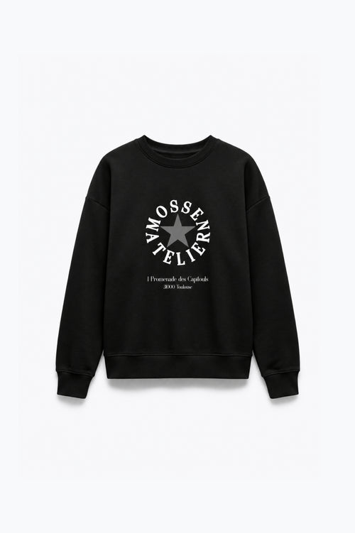 SWEATSHIRT MÉDAILLON ÉTOILE ATELIER