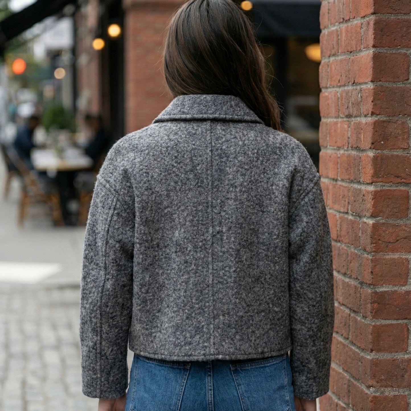 VESTE COURTE EN MAILLE