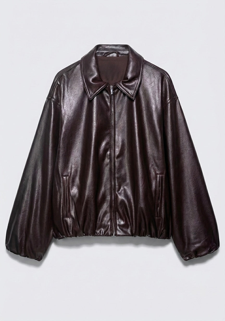 BLOUSON ZIPPÉ À COL CLASSIQUE