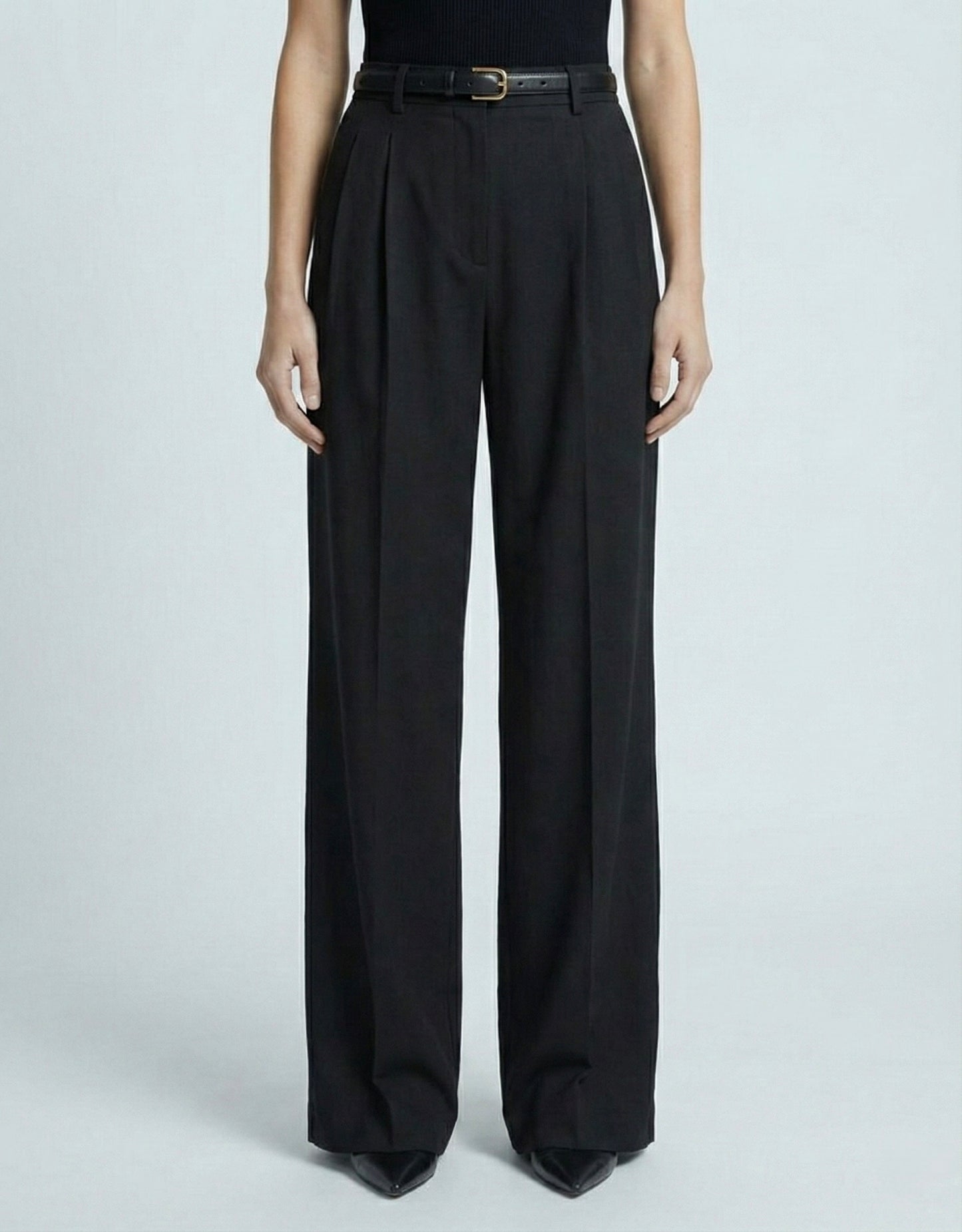 PANTALON LARGE TAILLE HAUTE