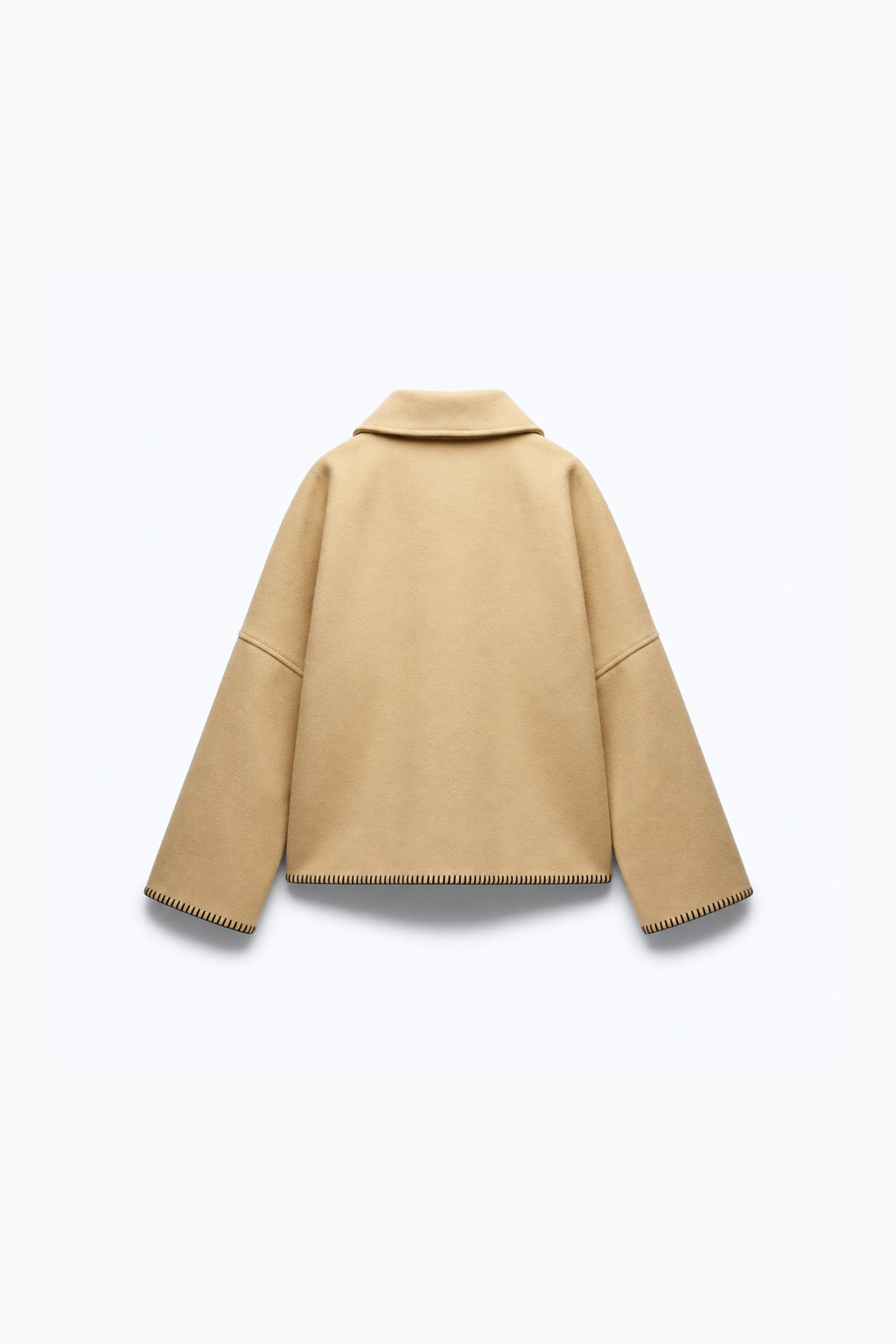VESTE STRUCTURÉE À POINTS DE FESTON