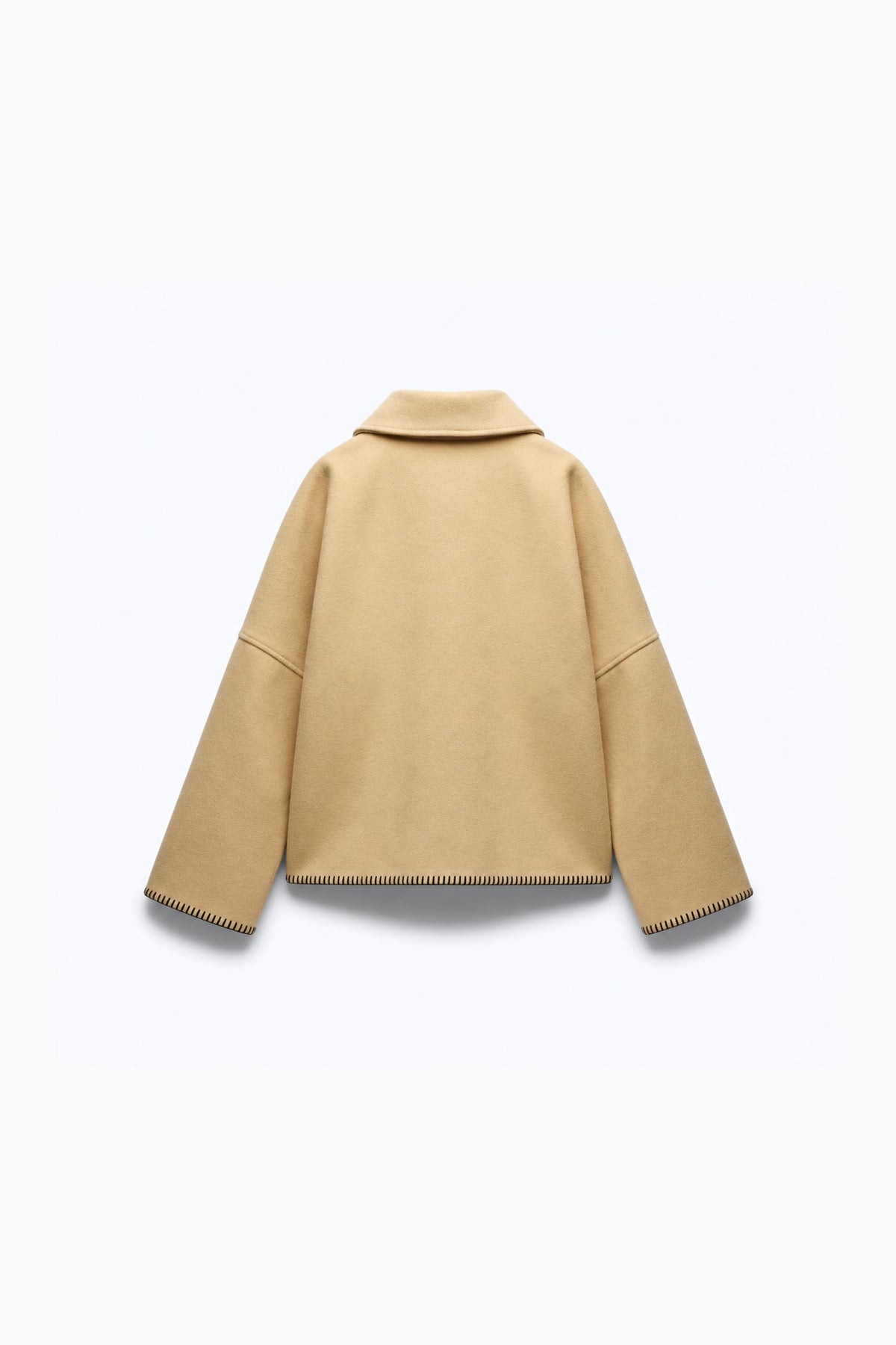VESTE STRUCTURÉE À POINTS DE FESTON