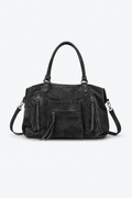 SAC À MAIN SPACIEUX POCHES ZIPPÉES