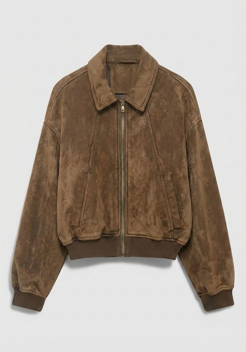 BLOUSON ZIPPÉ À BORD-CÔTE