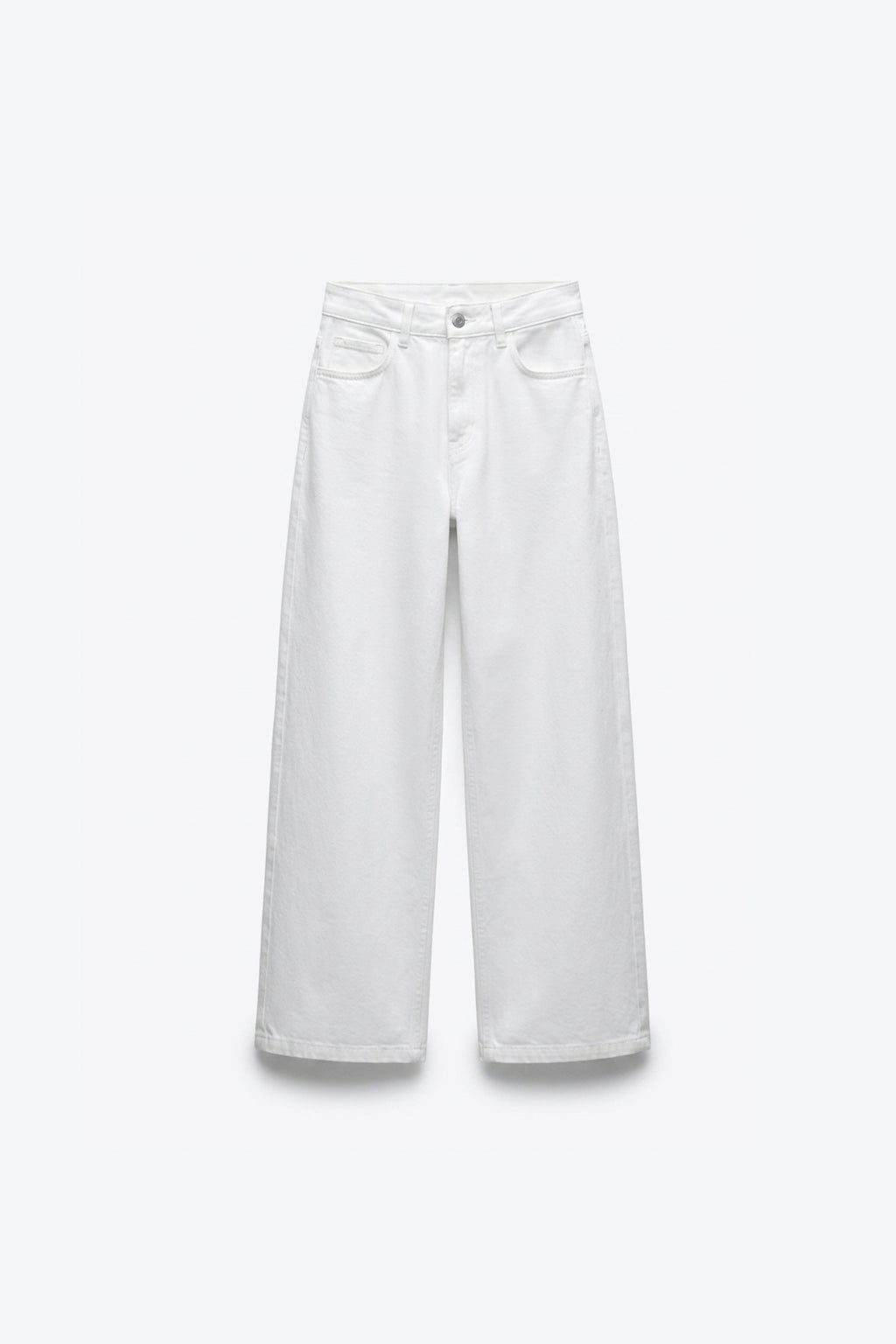 JEANS BLANC COUPE LARGE