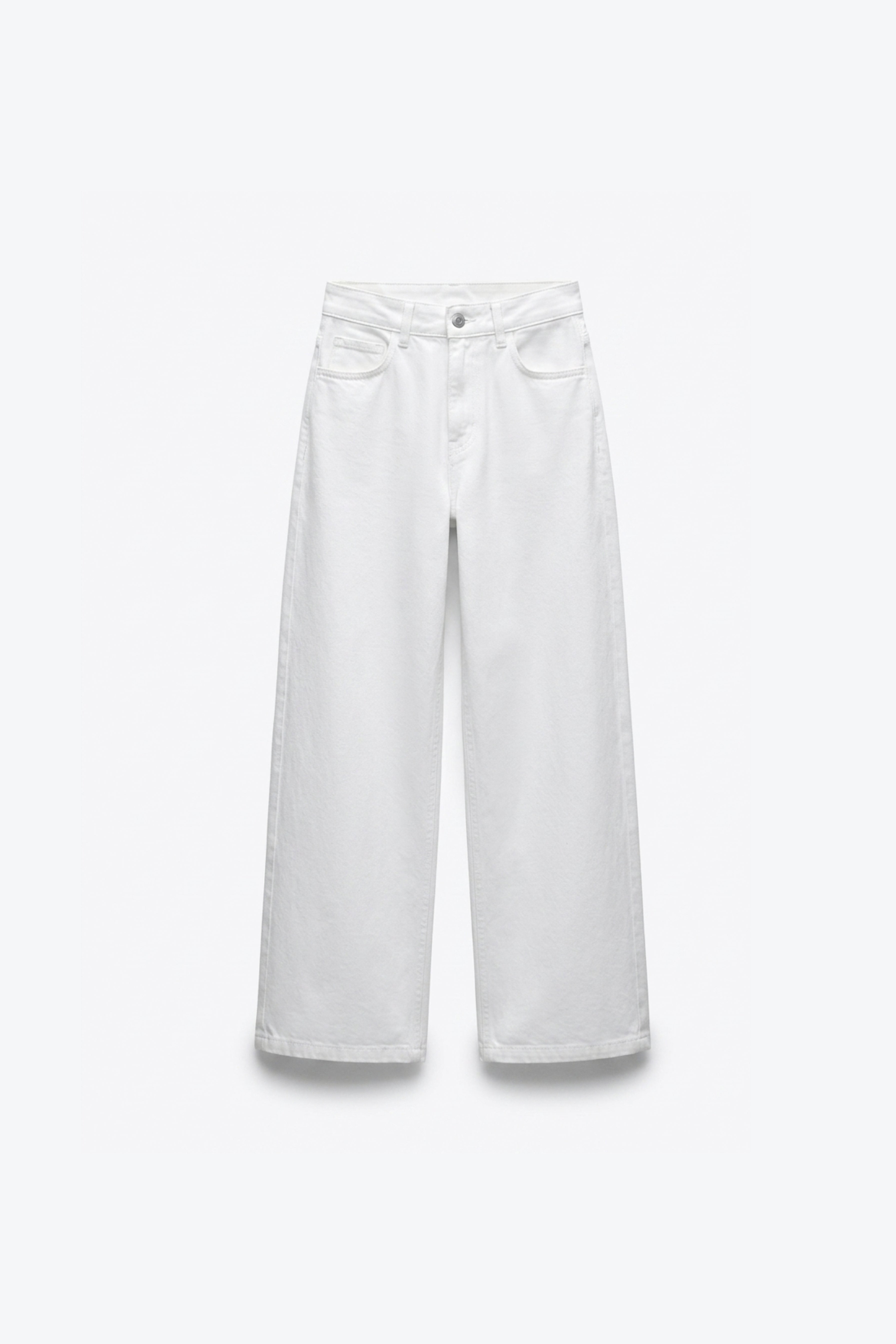 JEANS BLANC COUPE LARGE