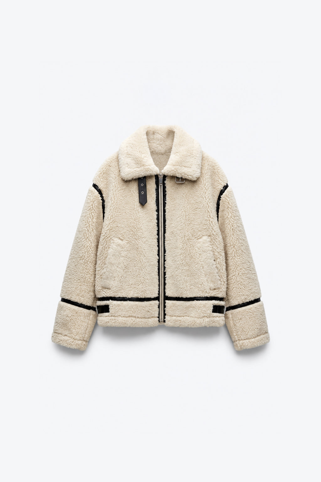 WOOL-BLEND NOTCH LAPEL JACKET