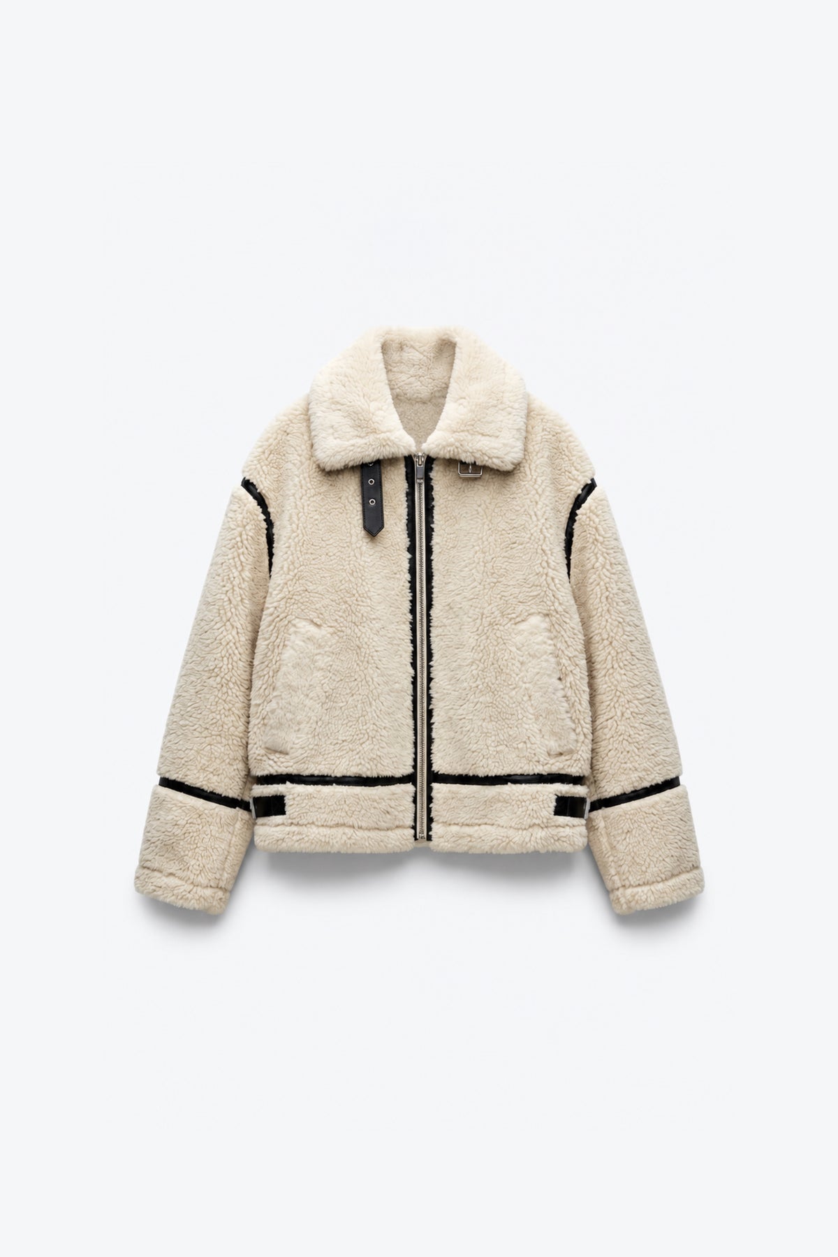 WOOL-BLEND NOTCH LAPEL JACKET